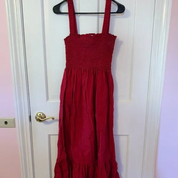 Hill House Home Anjuli Nap Dress - Victorian Red - Picture 2 of 4